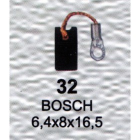 Ψήκτρα - Καρβουνάκι ηλεκτρικού εργαλείου 2 Τεμάχια Νο32 6,4x8x16,5