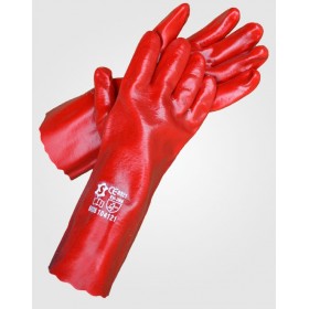 Γάντια Πετρελαίου Κόκκινα 27 εκατοστά μήκος