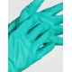 Γάντια νιτριλίου χημικών πράσινα 30 εκατοστά