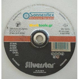 Δίσκος Λειάνσεως Μετάλλων 230Χ6Χ22,23 Sonnenflex Silverstar